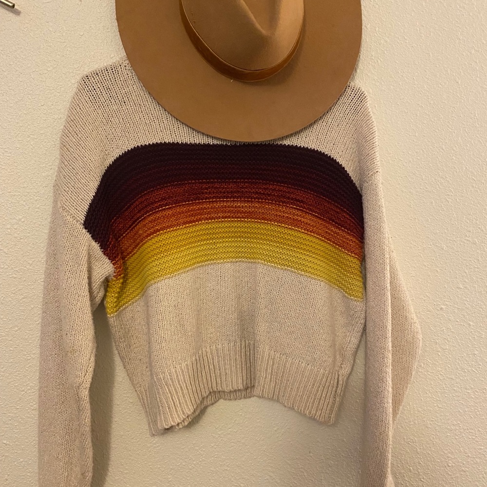 Retro knit sweater